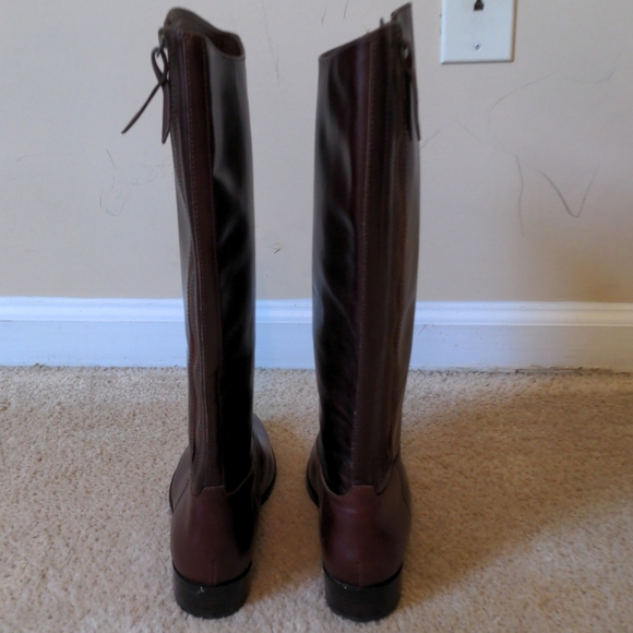 Cole Haan Brown Leather Boots - Picture 2 of 6